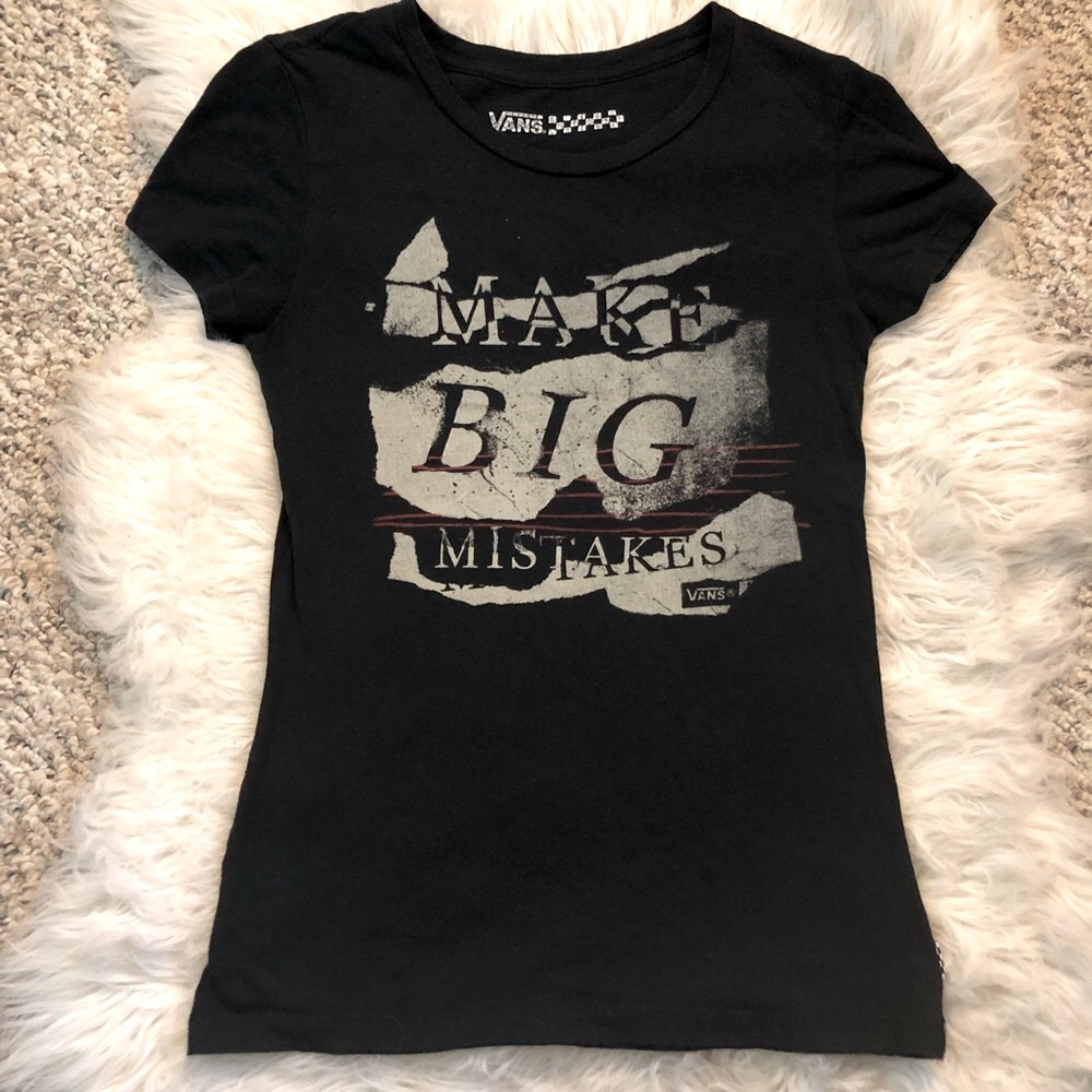 Vans Off The Wall Black Tee X-Small